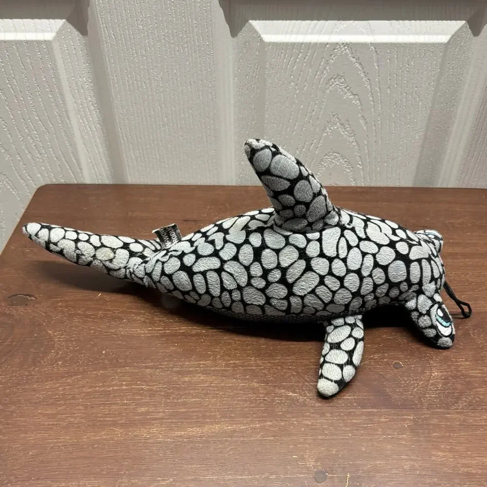 Bow-Wow Pet Products Hammerhead Shark Pebble Stone Camouflage Dog Toy ~13